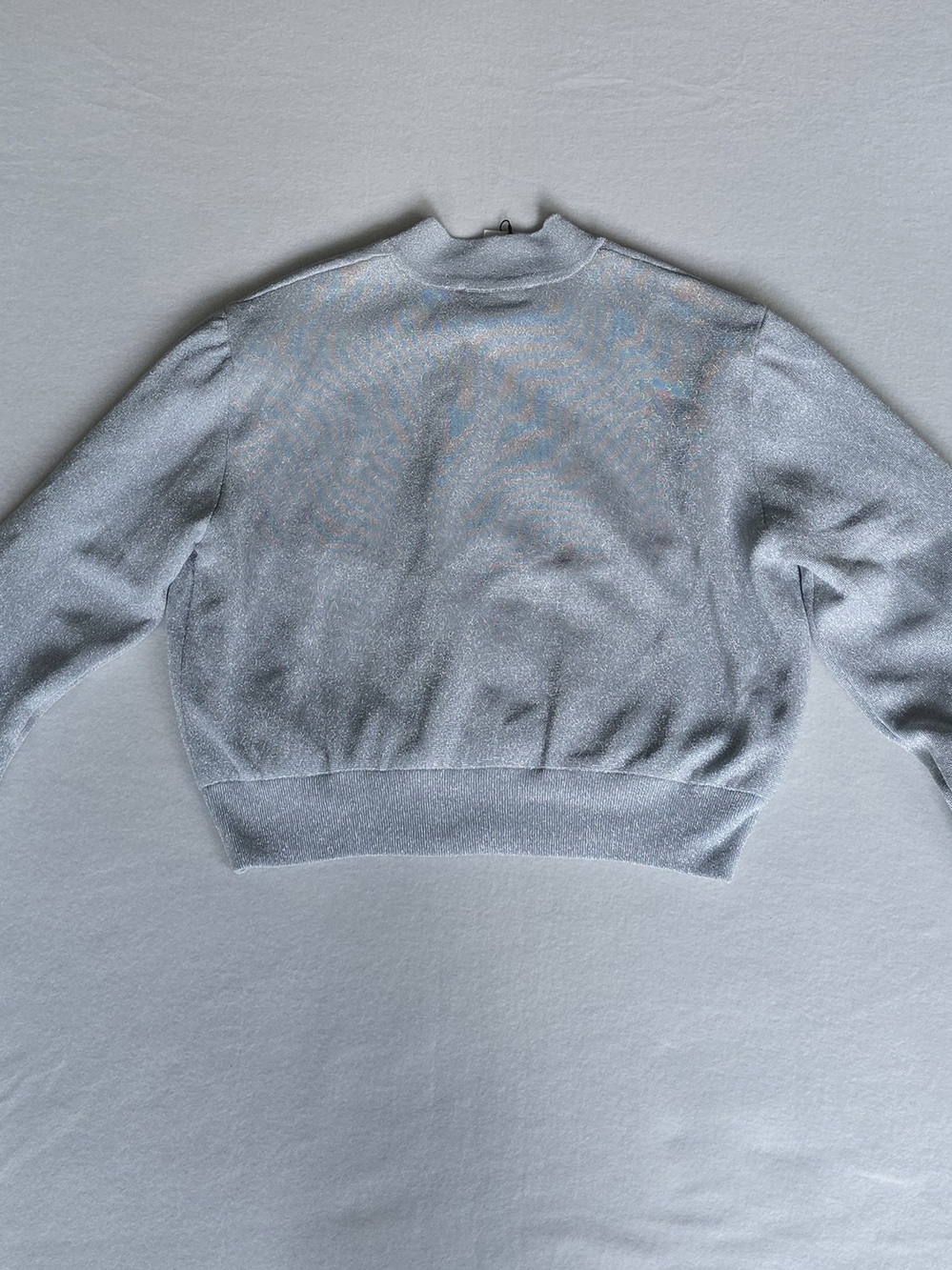 Zara Metallic Grey Bomber Jacket. Versatile & StylishSize MBrand new with - Picture 4 of 9